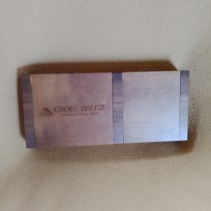 Grove Breeze Japanese Wooden Stamp & Seal Case — 50th Anniversary 2000